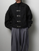 JT8 Denim Clasped Fireman Jacket
