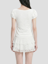 Vela Frill Strap T-shirt