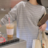 クランチストライプボックスTシャツ