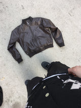 No.1604 ハイネックレザーJK