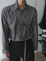 ASCLO Crossbody Belt Shirt (3color)