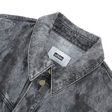 [24SS LSD COLLECTION] ダーティウォッシュコットンジャケット　ダーティブラック