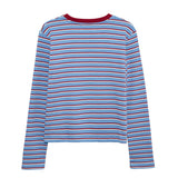 スリーブTシャツ チェリー/ブルー