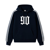 DIVISION 90 SPORTY TRACK OVER FIT HOODIE (3color)