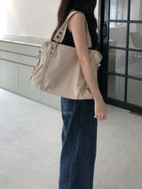 Cust Leather Shoulder Bag (3 colors)