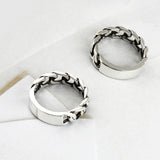 SVR-629 ACE Chan Enhyphen Silver 92.5 Private Chain Silver Ring 5mm