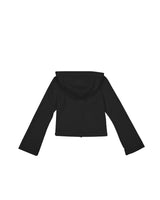 Pocket Fleece Hoodie Jacket [Black]