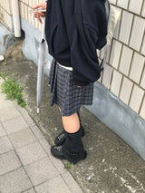リブヴィンテージチェックスカート