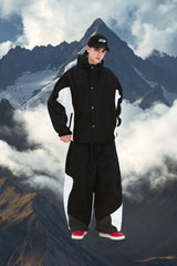 UNUSUAL HOODED JACKET BLACK