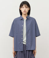Sion Checked Half Shirt