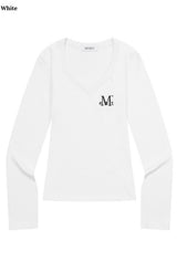 FONTESSA SLIM FIT V-NECK T (5Color) 