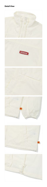 (Women) ICE POP クロップドスタンドネックジャケット【IVORY】