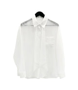 Lucy Tie See-Through Blouse