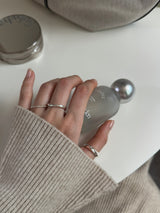 [5 set] Bold Twist Ring Set 