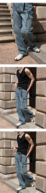 [BASIC ITEM] Henry neck botton sleeveless(3color)