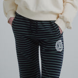 Stripe Bootscut (Navy)