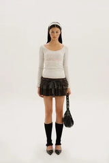 Azalea top - light gray