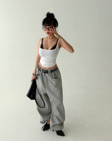 [UNISEX] Belt Loop String Jogger & Wide Pants