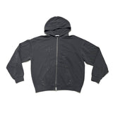 Pigment stud hood jumper