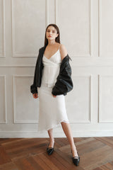 Lisha wrap sleeveless (white)