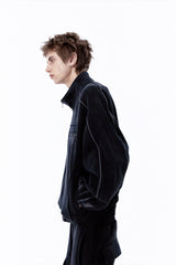 VINTAGE HEAVY SWEAT JACKET (BLACK)
