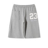 Bold 23embroidery bermuda sweat pants -3C