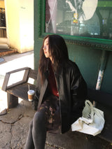 Penka Leather Field Jacket