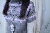 Bor nordic short-sleeve knit