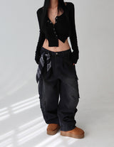 カットアウト　カーディガン　アゲイン