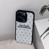 [Glass] シャイニング (White)グラスバンパーケース