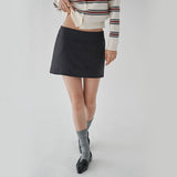 [Roilzen] A-Line Shorts Skirt - 3 Colors