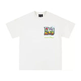 ストリートウェアプリントルーズTシャツ