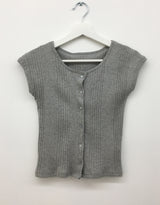 Mer knit short sleeve  (4color)
