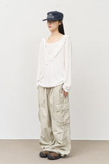 (W) Wish Ruffle Top
