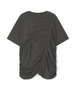 [LAN ARCHIVE] Front Shirring Short Sleeve T-Shirt