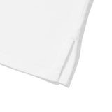 KIRSH PLAIN SLIM FIT PIQUE T-SHIRT - WHITE 