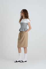 Twinkle tweed top_silver
