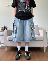 Indie Bermuda Cargo Denim Pants