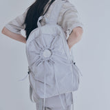 hole string po backpack (light grey)