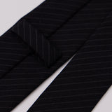 エッセンシャルウールタイ BLACK STRIPE