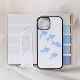 (MagSafe)Black Bumper Case_Blue Fish