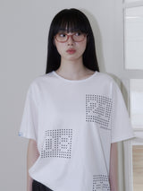 ドットシグネチャーTシャツ (ホワイト)