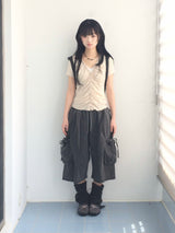ヴィンテージシャーリングボタン Tシャツ