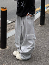 ドロップ アイレット カーゴ スウェットパンツ
