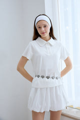 AMTIC HEART CHAIN BELT