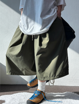 5000SOLD ナイロンバミューダパンツ💚🖤3COLOR