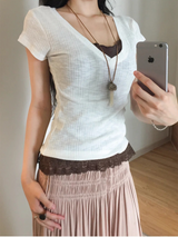 Part Ribbed T