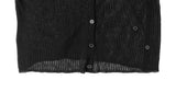 Oppo Two-Way Button Ribbed Knit Cardigan