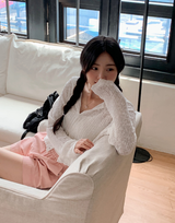 Soft Summer Hood Crop Knit Cardigan (4color)