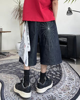 Rocky Spider Bermuda Denim Pants